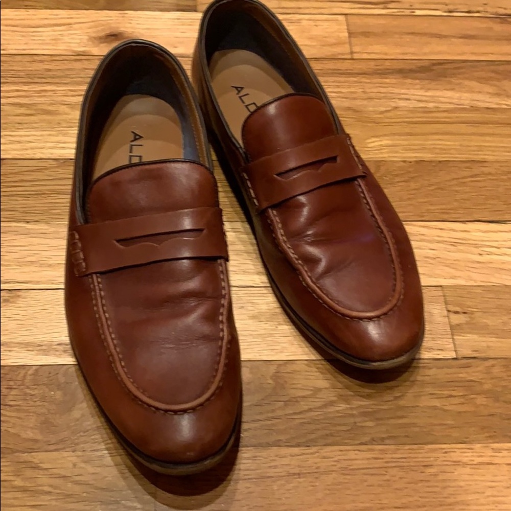 Aldo Men’s Loafers Shoes. Brown. Like new!